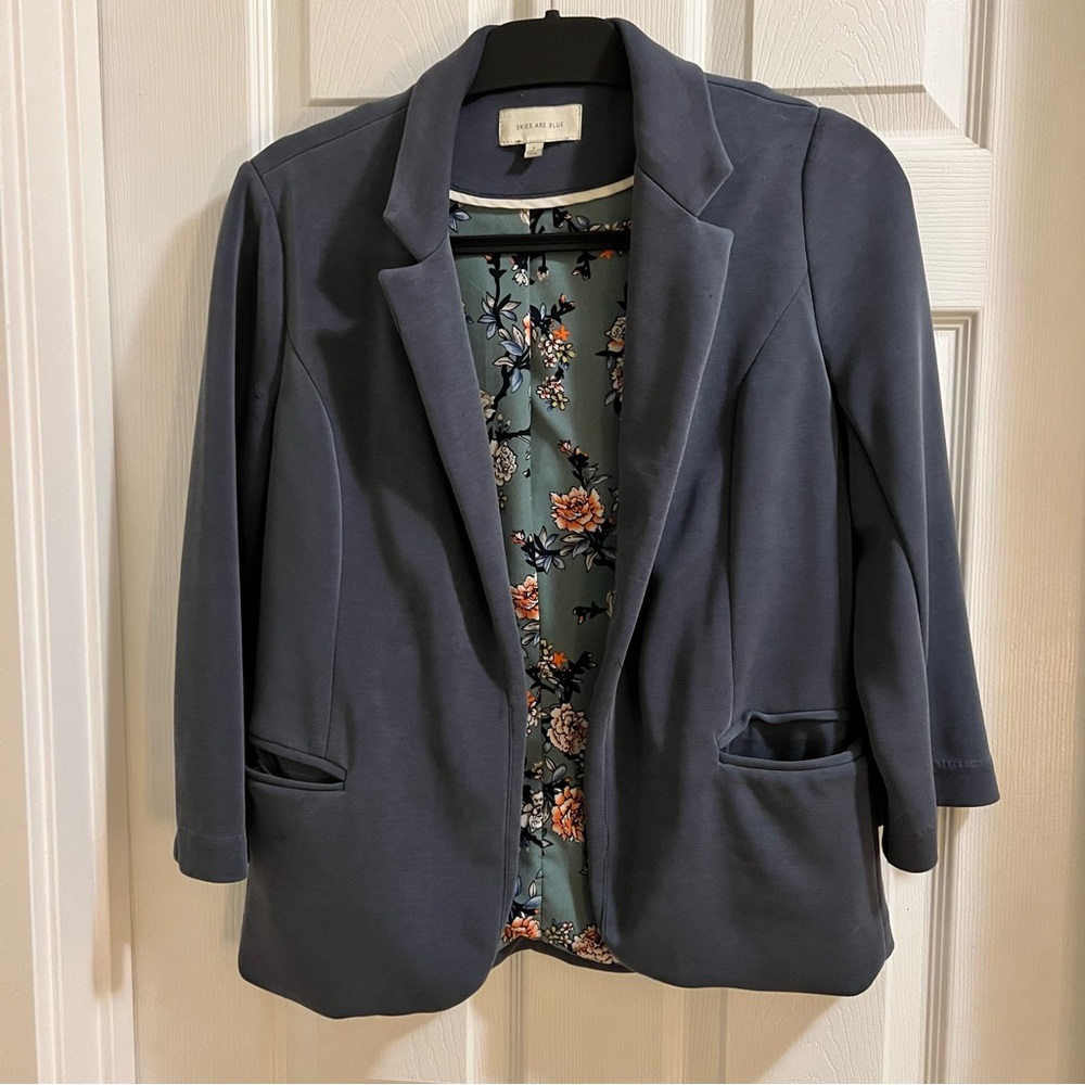 Skies are Blue Asa Modal Knit Blazer